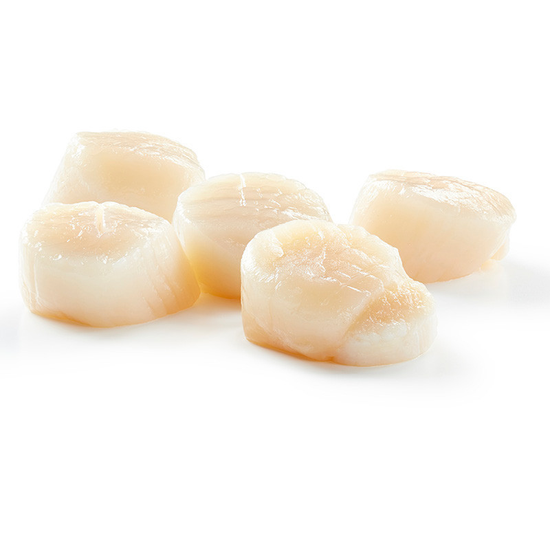 Frozen Canadian Medium Raw Scallops 44/66