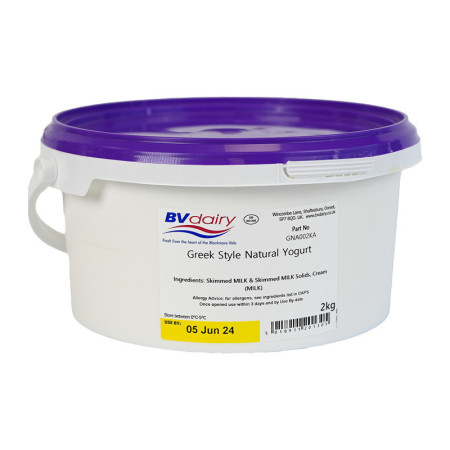 BV Dairy Greek Style Natural Yoghurt 8% Fat