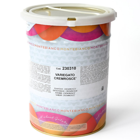 Montebianco Hazelnu Ripple Crunchy Paste Cremrosce Variegato