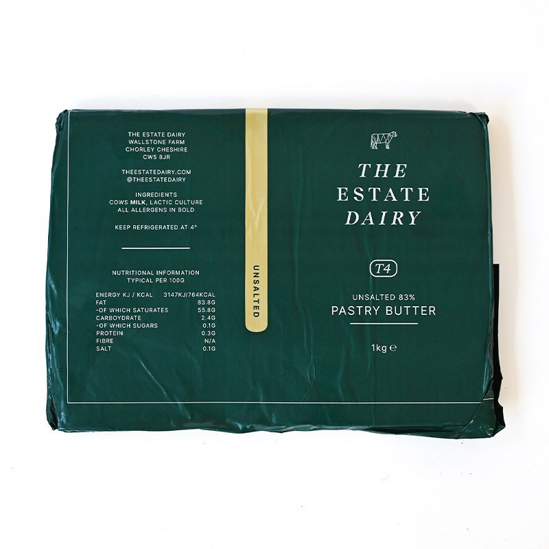 The Estate Dairy  Unsalted Cultured Pastry Butter Sheets