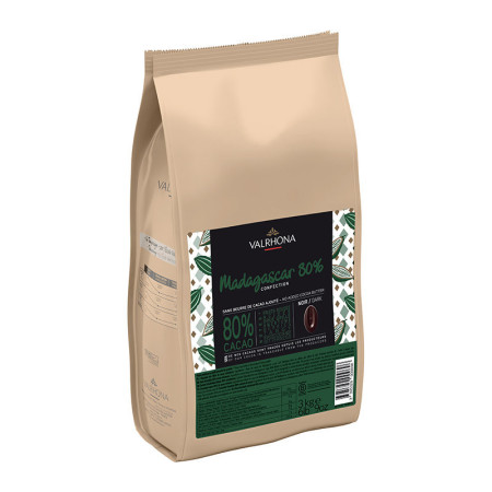 Valrhona Dark Chocolate Madagascar 80%