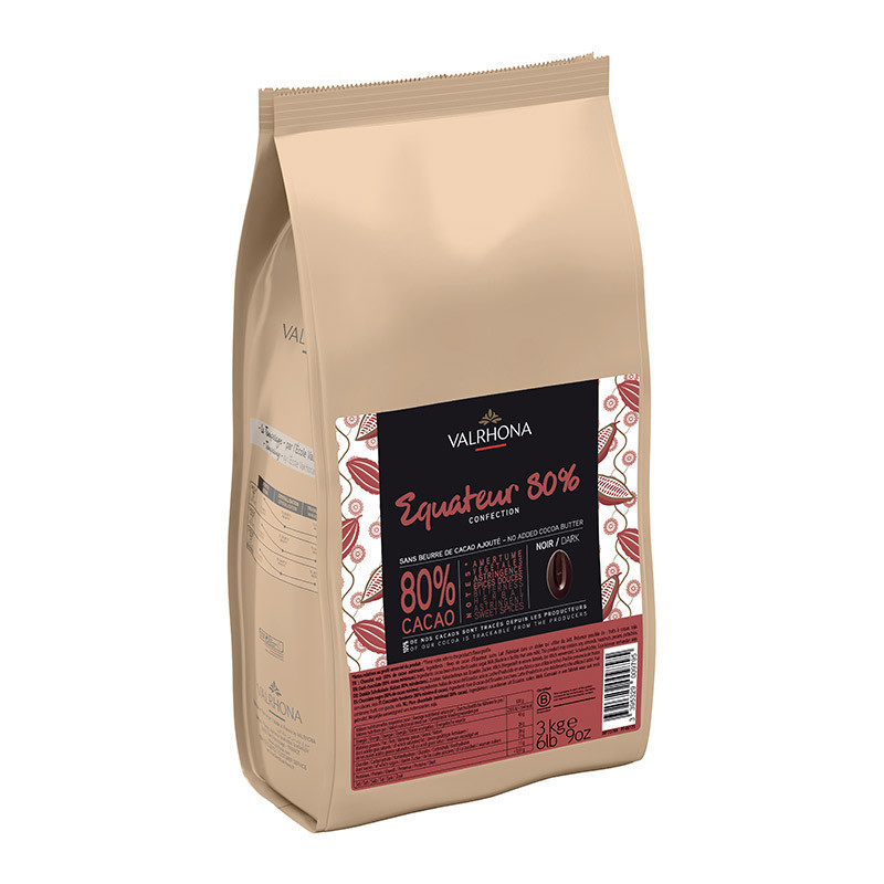Valrhona Dark Chocolate Equateur 80%
