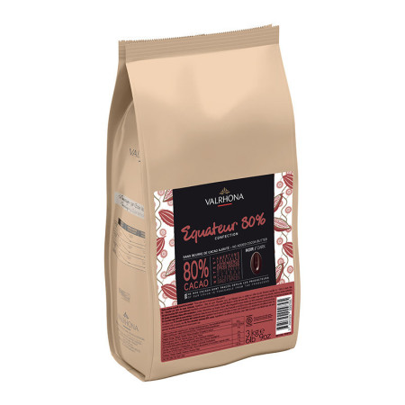 Valrhona Dark Chocolate Equateur 80%