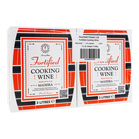 Gourmet Classic Fortified Madeira Cooking Wine  4.8%