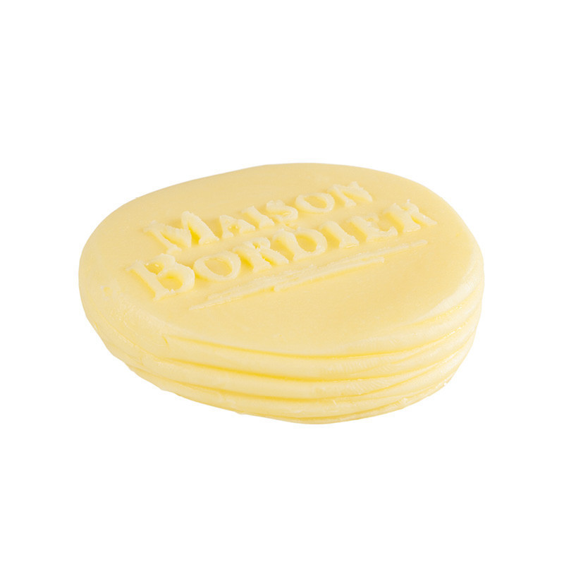"Bordier Salted Medallion Butter Stamped ""Maison Bordier"""