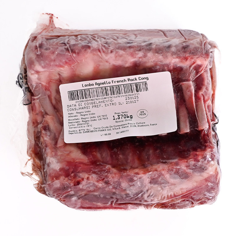 West Country Frozen Lamb Rack Cap On