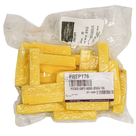 Fresh Agria Potato Skin-On Jenga Chips 20mm