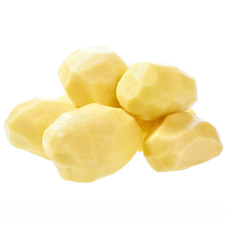 Peeled Agria Potato