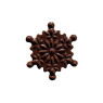 Dark Chocolate Little Snow Flakes