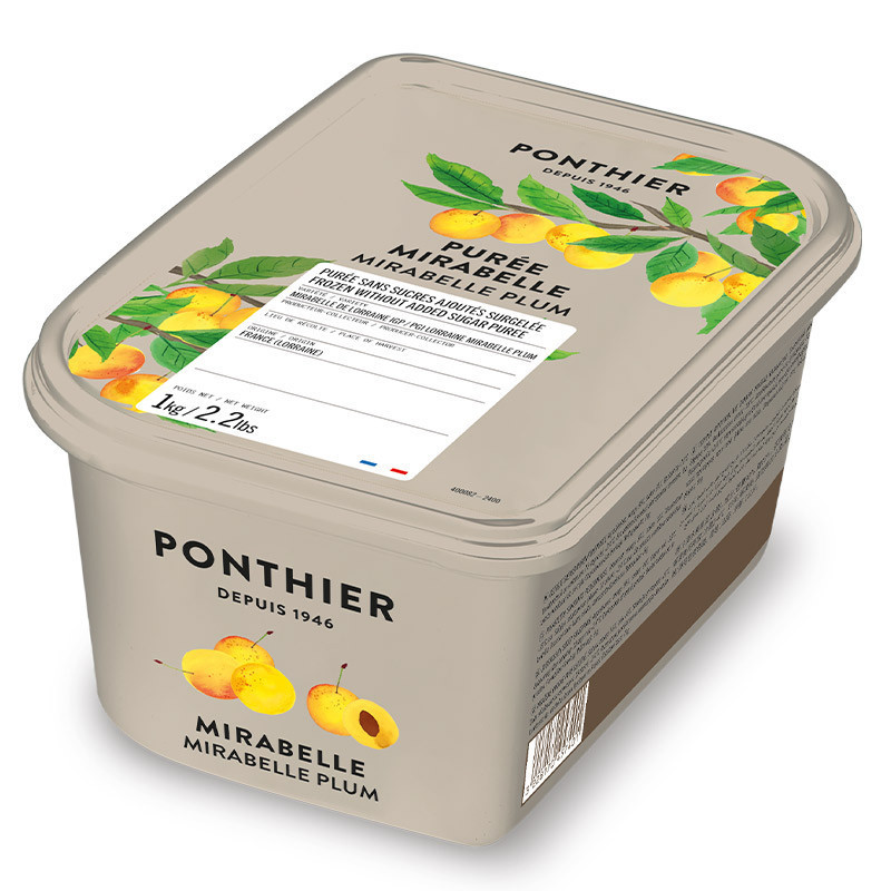 Ponthier Frozen 100% Mirabelle Plum Puree