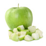 Diced Granny Smith Apple (Skin Off, 10mm)