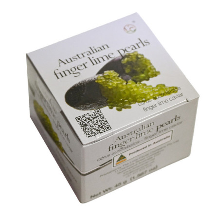 Frozen Lime Caviar - Emerald Green Pearls