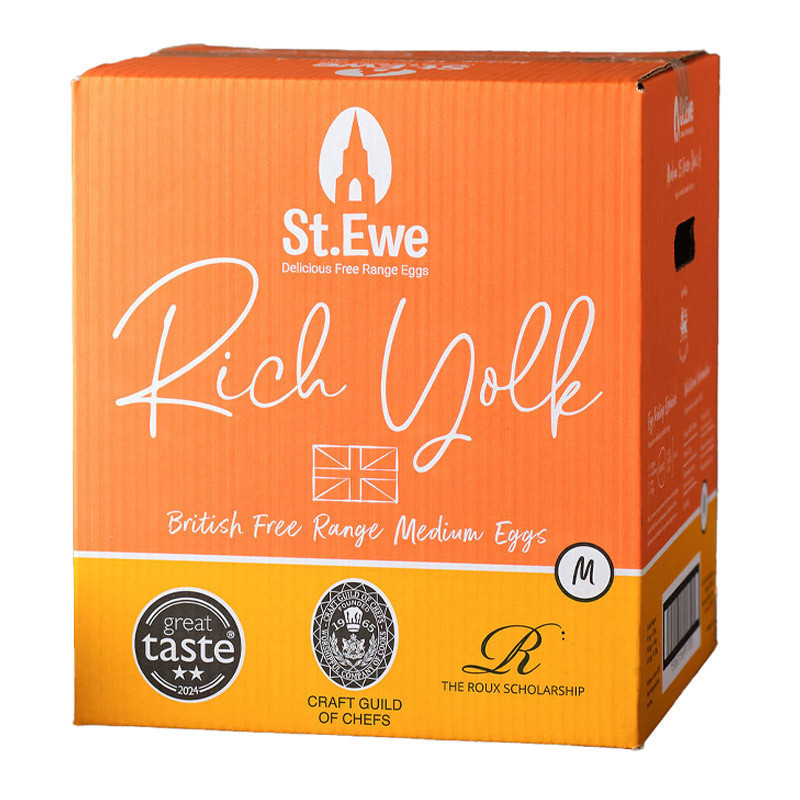 St. Ewe Free Range British Rich Yolk Fresh Eggs