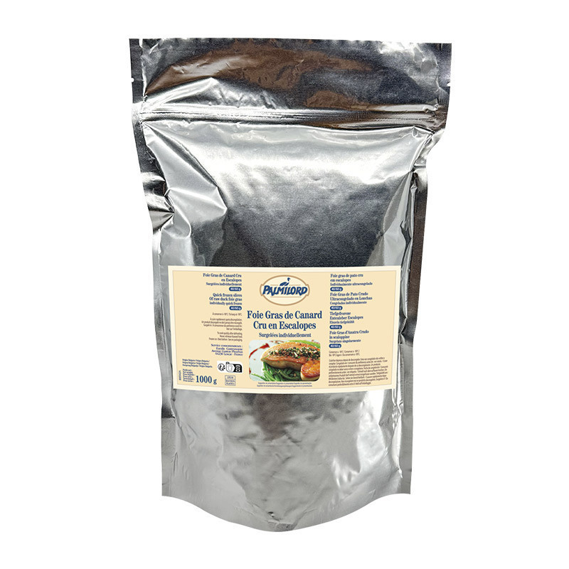 Frozen Slices Of Raw Duck Foie Gras