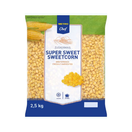 Frozen Supersweet Sweetcorn