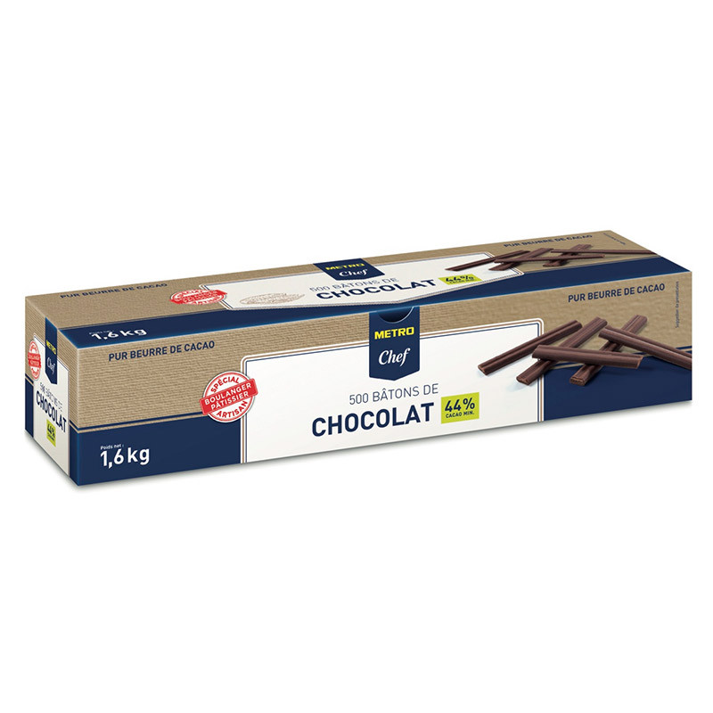 Short Chocolate Sticks 44% Cacao