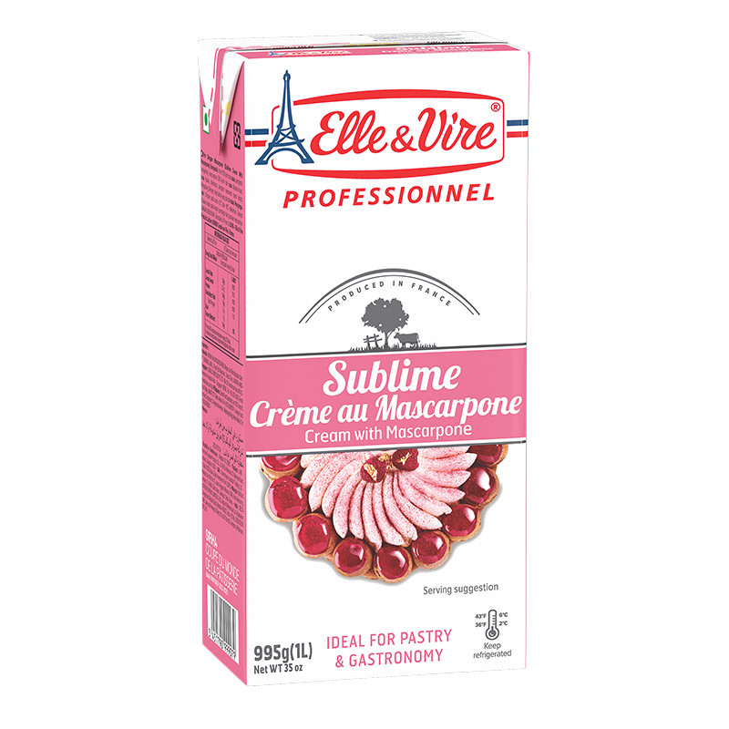 Elle et Vire Cream and Mascarpone Sublime 36% UHT