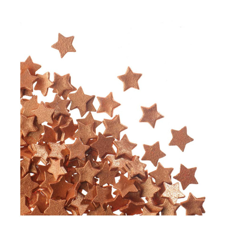 Chocolate Stars Shiny Gold 9MM