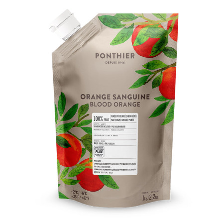 Fresh 100% Blood Orange Puree