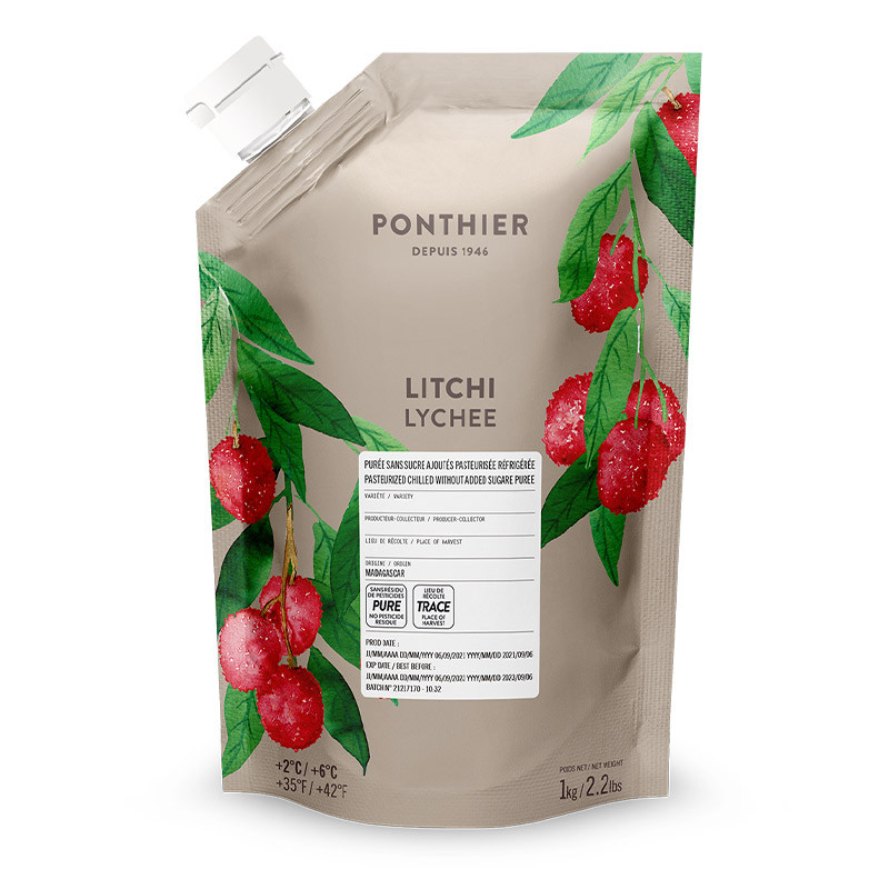 Fresh 100% Lychee Puree