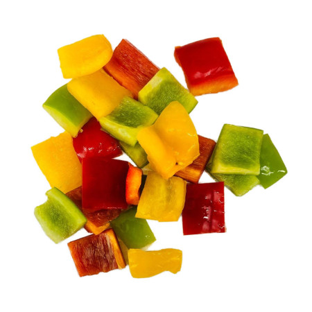 Diced Mixed Pepper 10mm