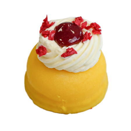 Frozen Lemon & Raspberry Dome