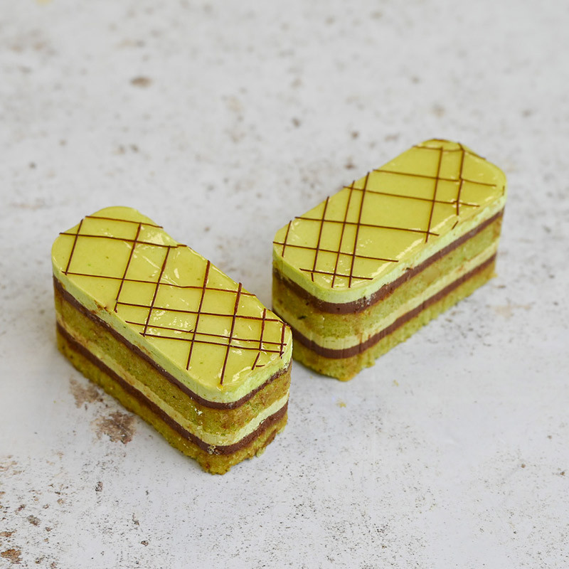 Frozen Gluten Free Pistachio Opera - Classic Fine Foods