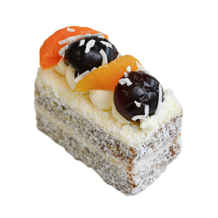 Frozen Vegan Carrot Cake Decorated