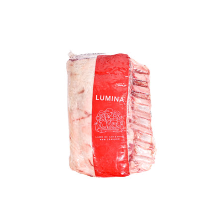 Lumina Frozen Case Lamb Rack Frenched 7 Bone Cap On