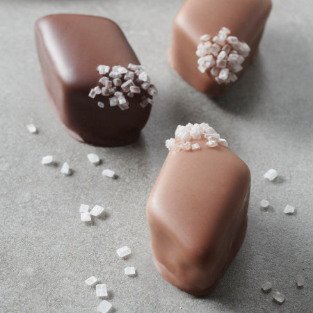 Valrhona Salted Butter Caramel Ganache Bonbon