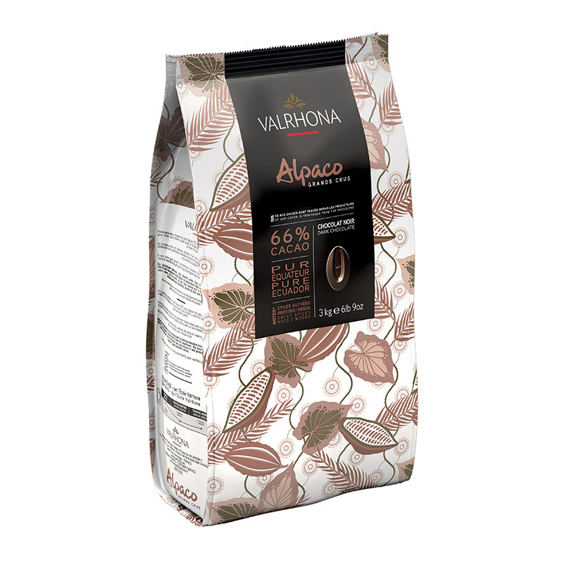 Valrhona Dark Chocolate Couverture Alpaco 66%