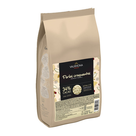 Valrhona Opalys Crunchy Pearls