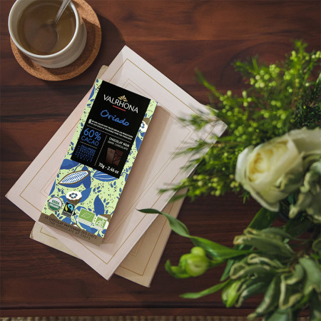 Valrhona Dark Chocolate Bar Oriado Organic 60%