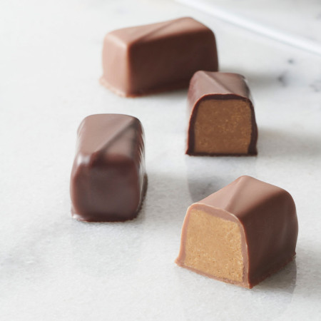 Valrhona Pralifeuilleté Milk Chocolate Praline Bonbon