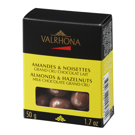 Valrhona Milk Chocolate Coated Almonds and Hazelnuts