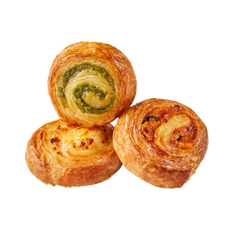 Bridor Frozen Savoury Assorted Mini Swirls