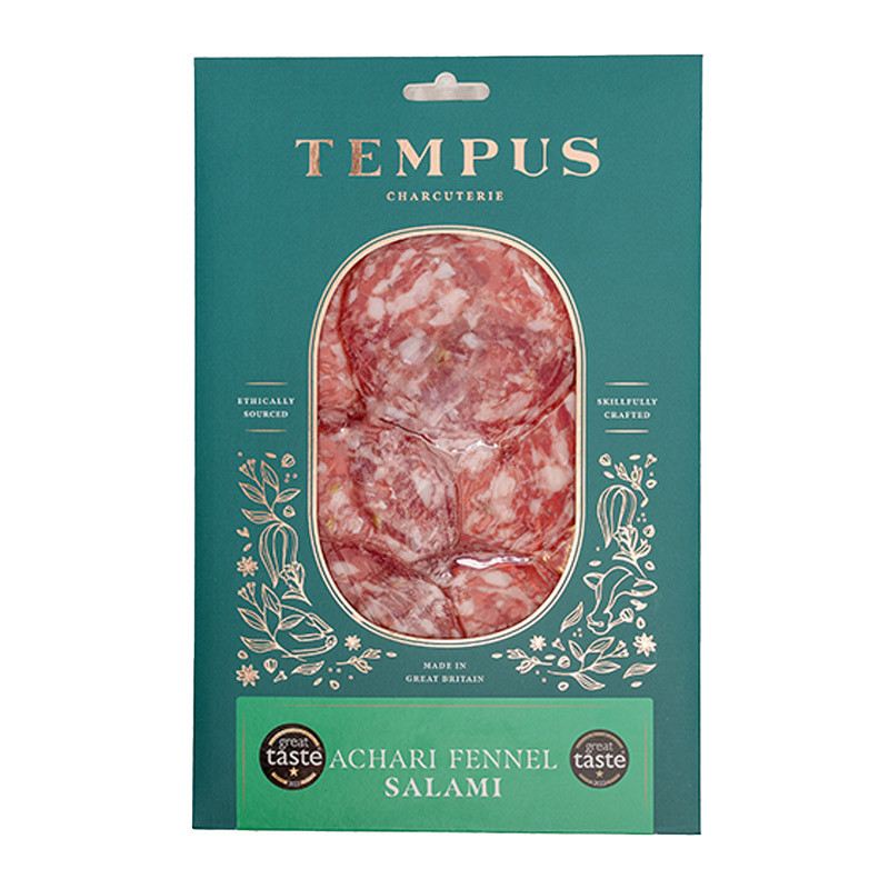 Tempus Charcuterie Achari Salami Sliced
