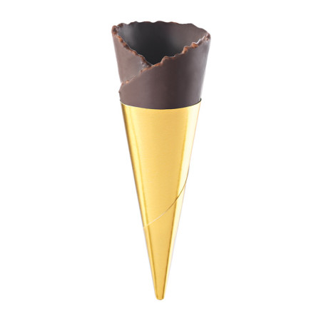 Madseau Sweet Chocolate Waffle Base Mini Cone