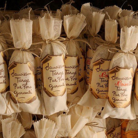 Targe Saucisson with Green Peppercorns