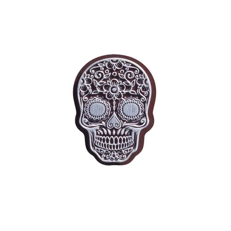 PCB Creation 70 Dark Chocolate Embossed Skulls