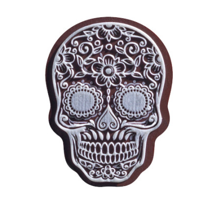 PCB Creation 70 Dark Chocolate Embossed Skulls