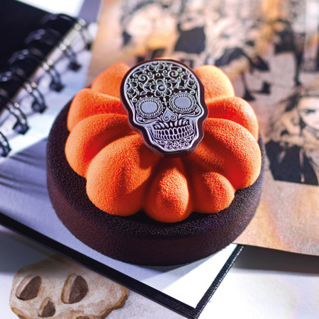 PCB Creation 70 Dark Chocolate Embossed Skulls