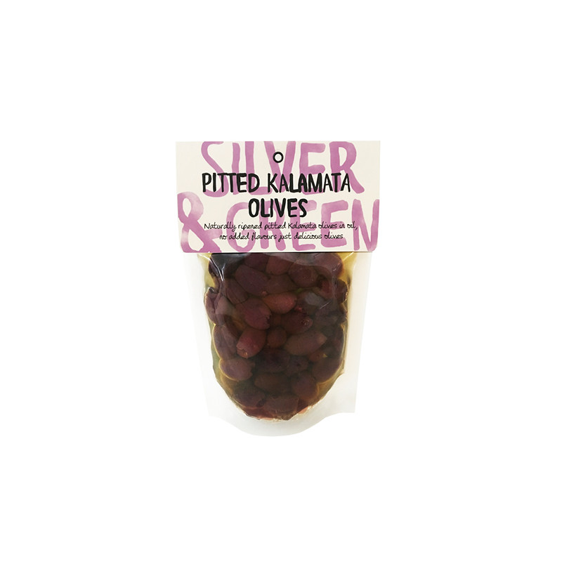 Silver & Green Pitted Kalamata Olives