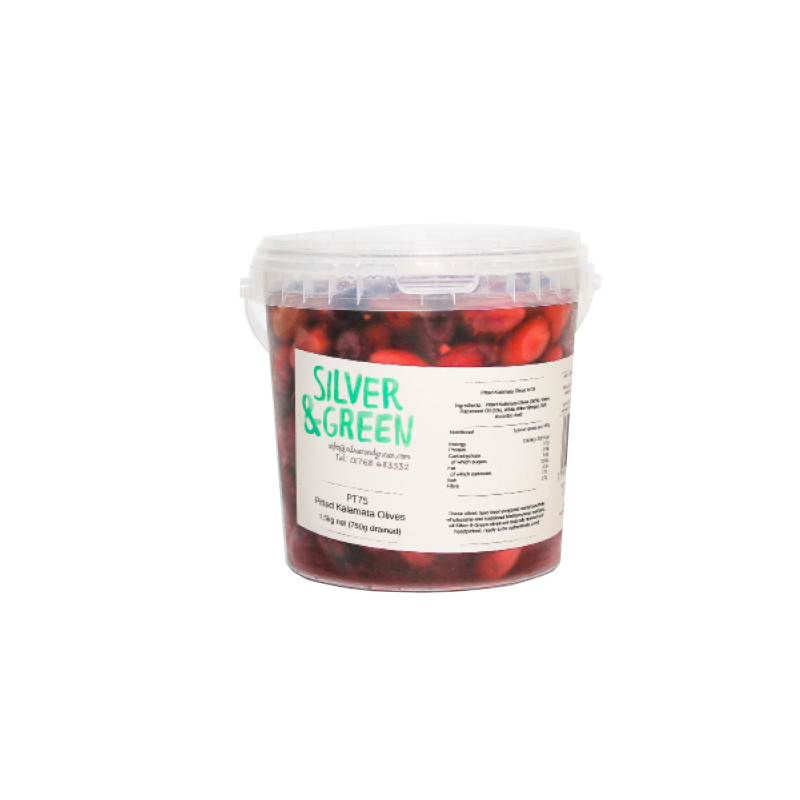 Silver & Green Pitted Kalamata Olives