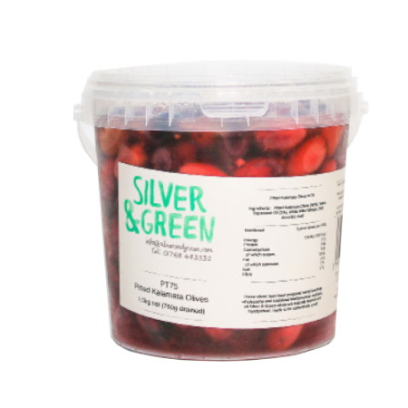 Silver & Green Pitted Kalamata Olives