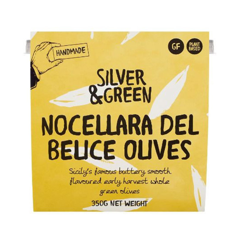 Silver & Green Whole Nocellara Olives