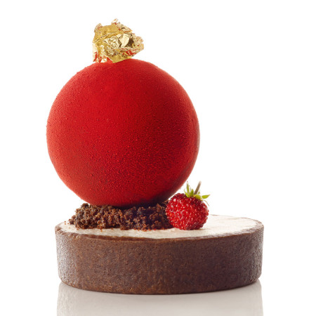 Hug Large Chocolate Round Filigrano Butter Tart Shells 7cm