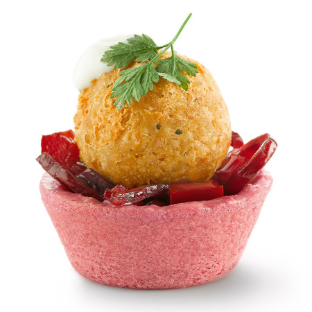 Hug Vegan Mini Beetroot and Pepper Tart Shells 4.2cm