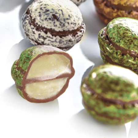 Key Lime Coated Macarons