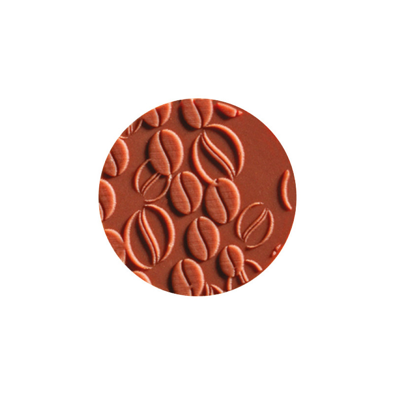 PCB Creation Milk Chocolate Embossed "Café" Rounds